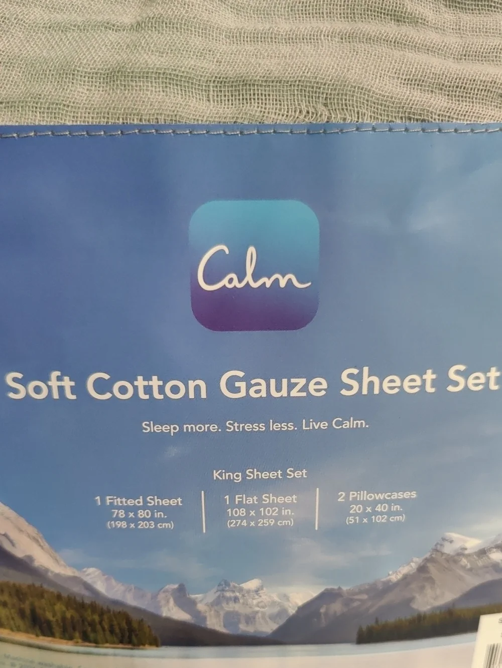 New!Calm Stone Gray Cotton Gauze Muslin Bedding King Set Soft Quilted Layers Y2